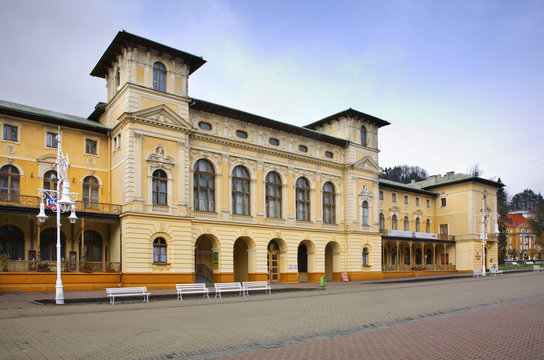 Old spa house (Stary Dom Zdrojowy) in Krynica-Zdroj. Lesser Poland Voivodeship. Poland