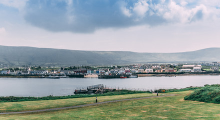 Portmagee, Ireland - village located on the Iveragh peninsula south of Valentia Island.