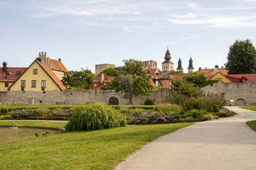 Fototapeta na wymiar Almedalen in Visby
