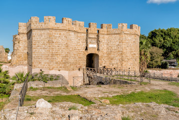 Saint Pietro Fortress of Castle at sea, is located in the archaeological park of Castellammare in...