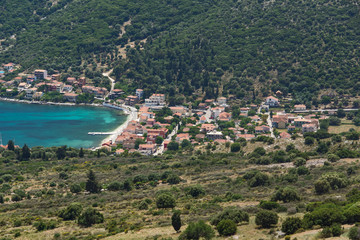 Fototapeta na wymiar Amazing Landscape of Agia Effimia town, Kefalonia, Ionian islands, Greece