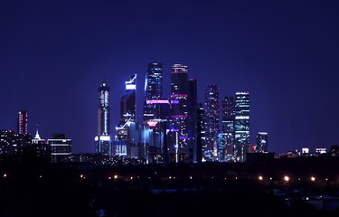 view the city at night