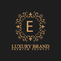 logo luxury E