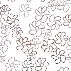 Seamless abstract flower illustrations background. Backdrop, digital, messy & decoration.