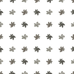 Fototapeta premium Seamless abstract flower illustrations background. Wallpaper, decoration, cartoon & canvas.