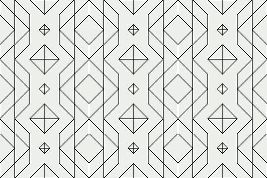 Seamless Geometric Pattern, Straight Line Pattern, Geo Background, Hatch Graphic Texture, Abstract Ornament, Retro Stylish Fabric, Textile, Design