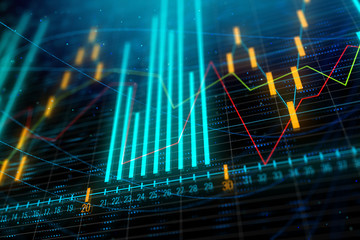 Abstract forex chart wallpaper