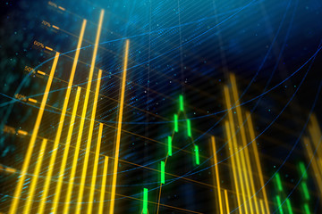 Bright forex chart texture
