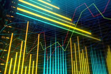 Bright forex chart wallpaper