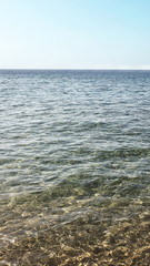 Beautiful sea and blue sky as natural background.