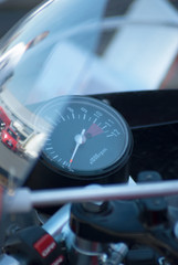 Antique motorcycle tachometer