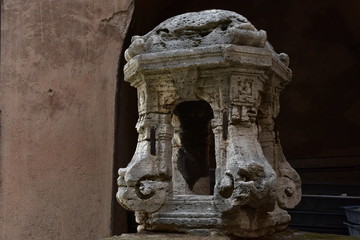 Rome, 17 May 2018, Reportage from S. Angel Castle. External and internal. External architectures....
