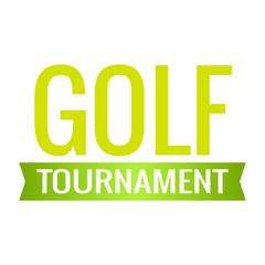 Golf Tournament label