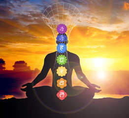 Meditation people geometry stream