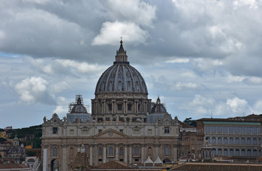 Naklejka na ściany i meble Panorama of Rome.