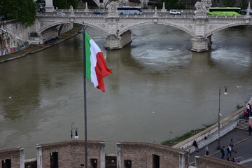Rome, 17 May 2018, Reportage from S. Angel Castle. External and internal. Panorama.