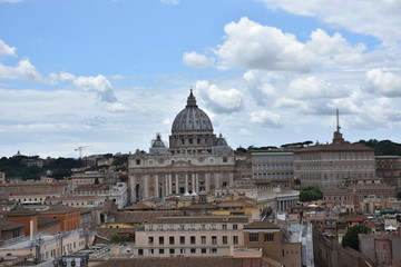 Fototapeta na wymiar Panorama of Rome.