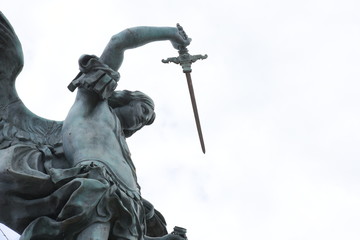 Rome, 17 May 2018, Reportage from S. Angel Castle. External and internal. The Angel of Castle...