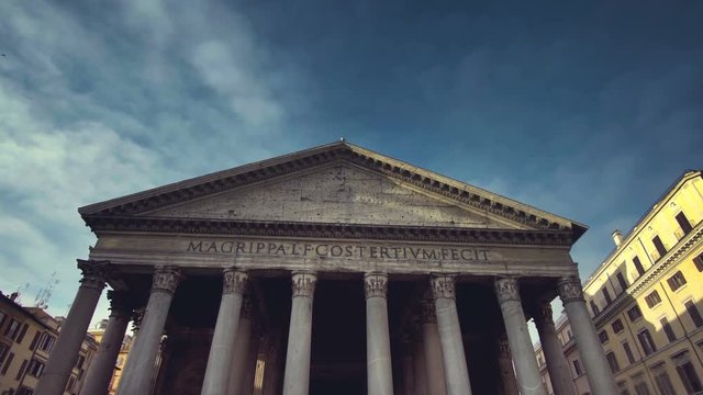 Pantheon in early morning, Rome, Italy