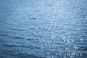 Background shot of aqua sea water surface ocean texture