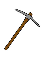 pickaxe spitzhacke abbauen bergbau hammer axt werkzeug bergarbeiter
