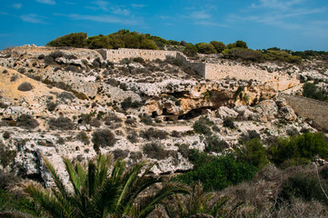 View to Victoria Lines, Malta