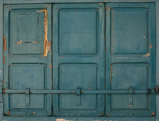 Maltese old blue window, Malta