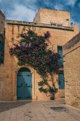 Fototapeta na wymiar Street view in Mdina, Malta