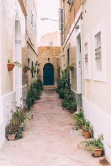 Fototapeta na wymiar Typical street view in Malta