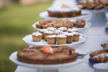 biscuits and cakes on a table