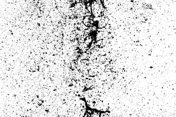 Obraz premium Black paint stains overlay vector texture. Ink blots isolated on white background.
