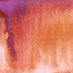 Fototapeta premium Watercolor handmade colorful abstract background illustration with pink, orange, red color. Wedding stationary, greeting cards, invitations, wallpapers, logos, business cards, texture. 
