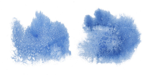 Blue watercolor pattern background 