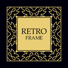 Vintage decorative frame