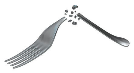 Fork Break Half