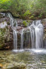 Waterfall in Talladega National Forest in Alabama