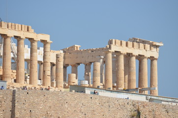 Obraz premium Parthenon athens ruins ancient antic greece