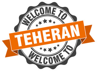 Obraz premium Teheran round ribbon seal