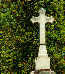 cross landscape stone