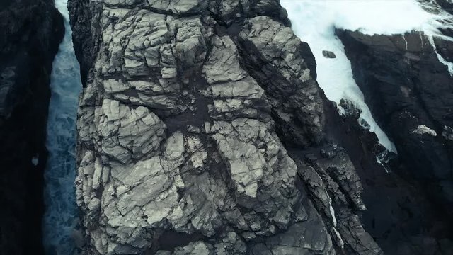 Malin Head, Irland - Vogelperspektive aufsteigend