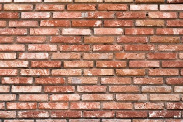 Obraz premium Czerwona ściana z cegieł tekstura