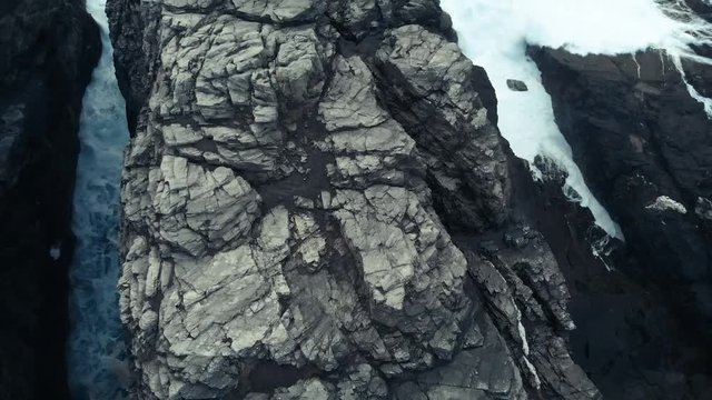Malin Head, Irland - Vogelperspektive aufsteigend