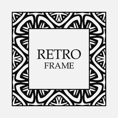 Vintage decorative frame