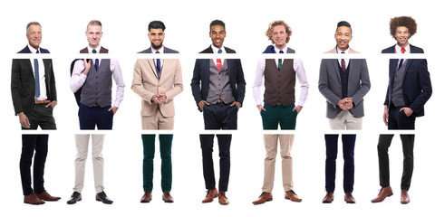 Fototapeta premium Group of mixed people