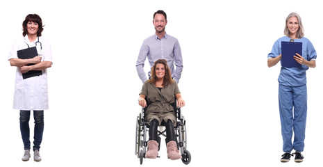 Obraz premium Group of healthcare people