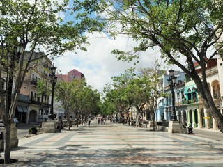 Naklejka premium the old city in Havana