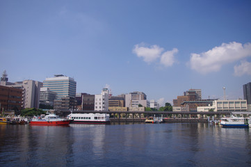 Fototapeta na wymiar 港町横浜の風景