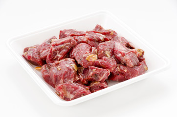 牛肩ロース サイコロ味付け肉