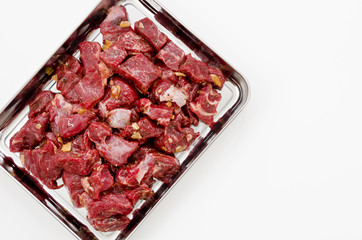 牛肩ロース サイコロ味付け肉