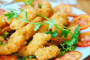 Fried prawn balls
